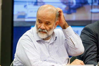 João Vaccari Neto durante depoimento à CPI dos Fundos de Pensão
