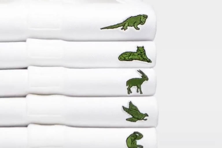 Diferentes animais ocupam lugar de crocodilo nas famosas camisas polo da lacoste