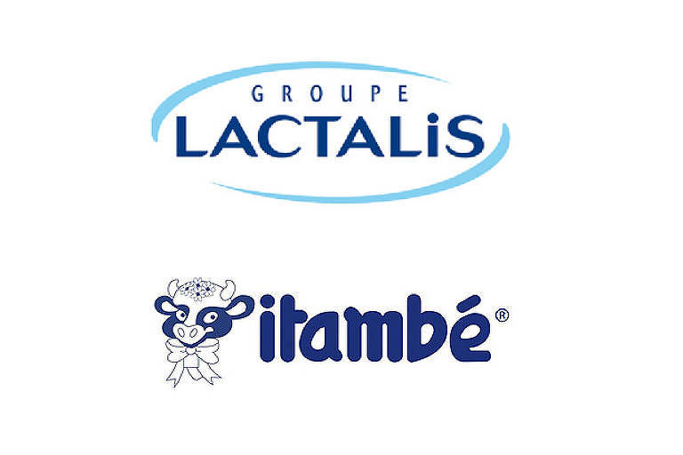 Logos de Itambé e Lactalis