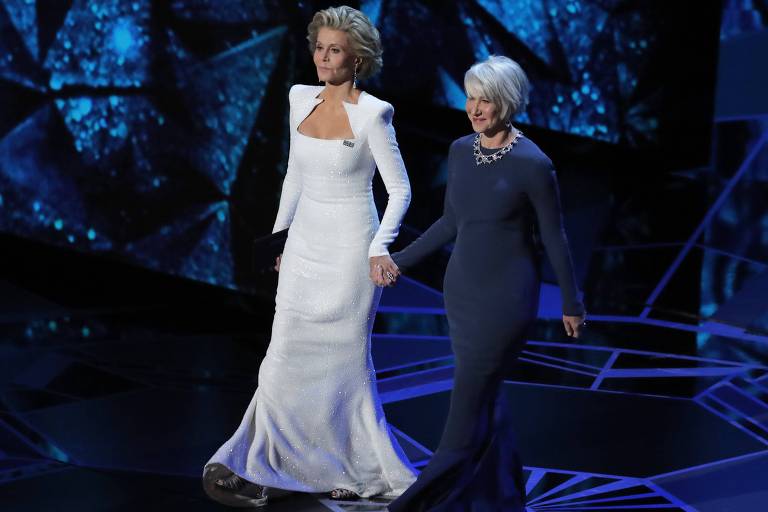 Jane Fonda ( esq.) e Helen Mirren
