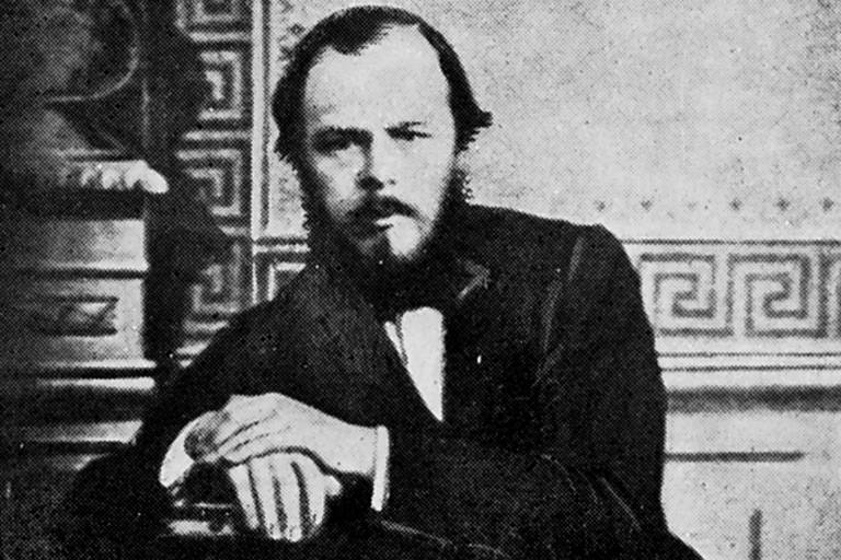 O escritor russo Dostoiévski