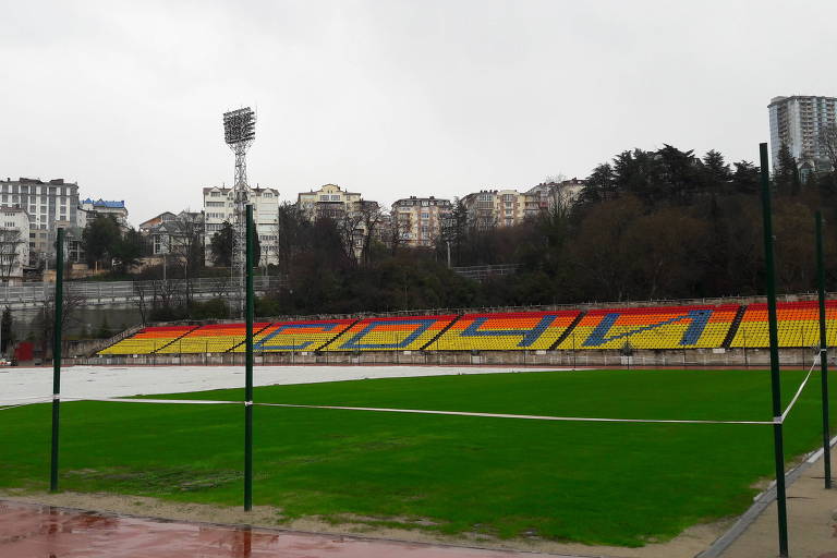 Centro de treinamento da seleção brasileira de futebol para a Copa do Mundo de 2018, em Sochi, na Rússia