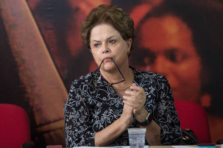  Dilma Rousseff, ex-presidente da República, durante reunião do PT, em São Paulo