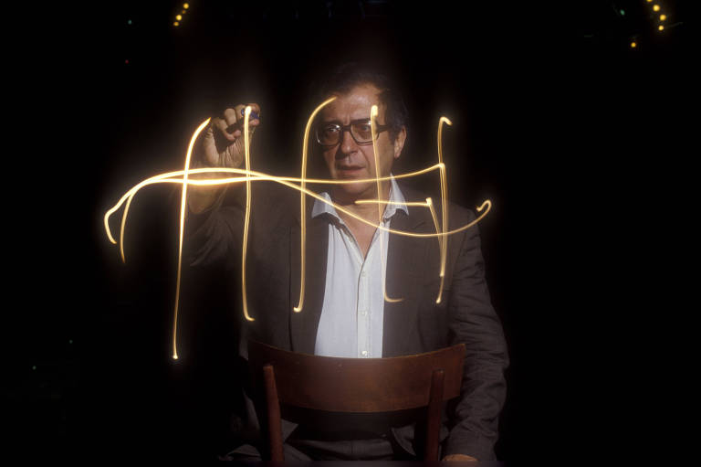 Compositor italiano Luciano Berio em 1995