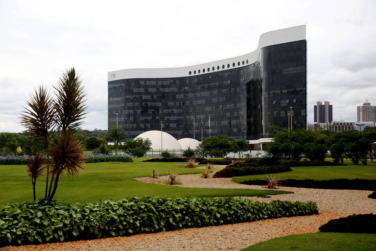 Vista do Tribunal Superior Eleitoral (TSE), em Brasília (DF)