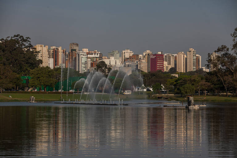 Lago do parque Ibirapuera