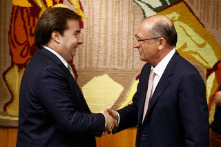 Rodrigo Maia e Geraldo Alckmin