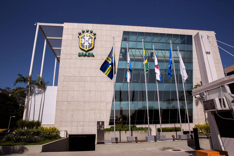 A sede da CBF, na Barra da Tijuca, no Rio de Janeiro