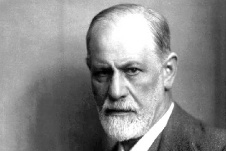 O psicanalista austríaco Sigmund Freud em foto feita por seu sobrinho Max Halberstadt em 1921