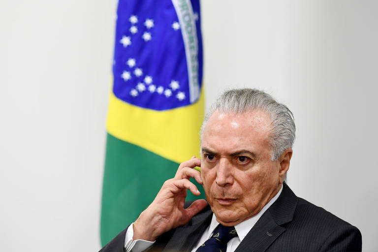O presidente da República, Michel Temer, durante cerimônia realizada em Brasília