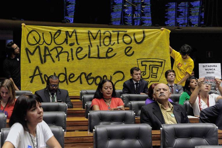 Homenagem a Marielle na Câmara dos Deputados