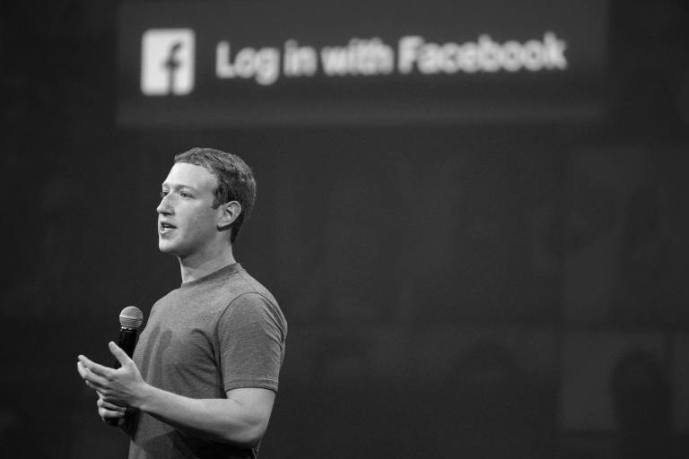 Mark Zuckerberg, diretor-presidente do Facebook, em evento na Califórnia (EUA)
