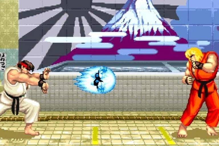 Ryu e Ken em "Street Fighter 2"