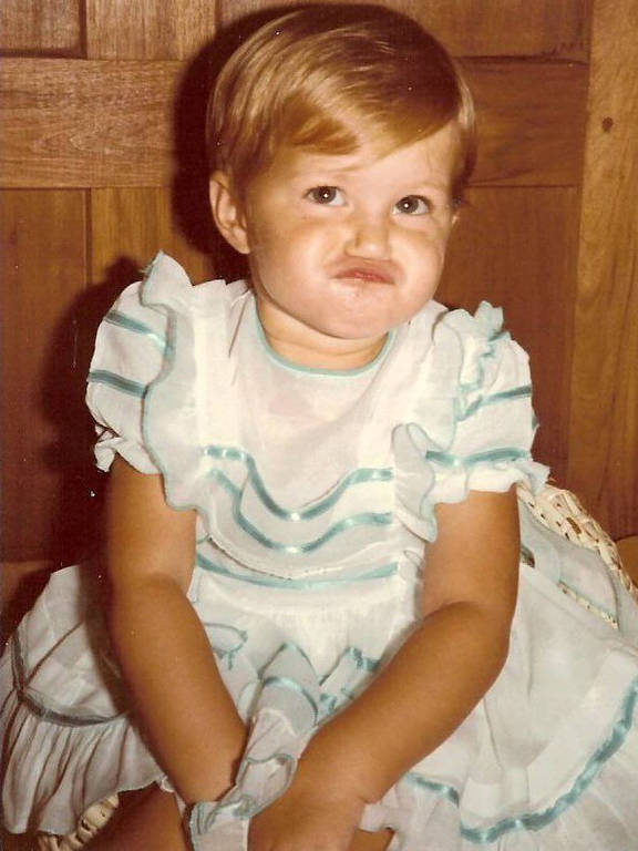 Gisele Bündchen com cara de 