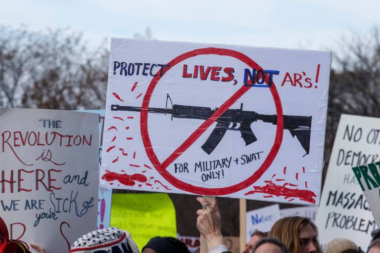 Marcha pelo controle de armas nos EUA