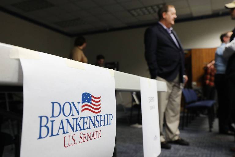 Don Blankenship, candidato republicano a uma cadeira no Senado pela Virgínia Ocidental