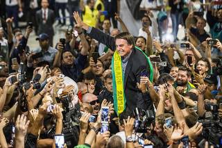 O pré-candidato a Presidência da República, Jair Bolsonaro