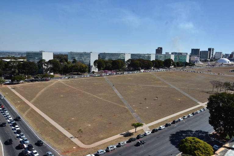 Esplanada dos Ministérios, em Brasília