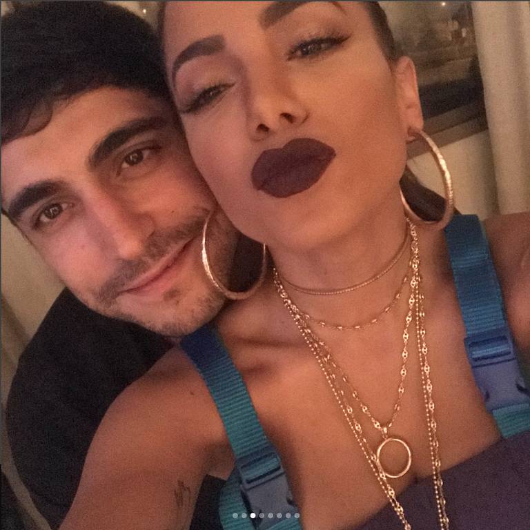 Anitta e o ex-marido, o empresário Thiago Magalhães, em foto publicada no Instagram