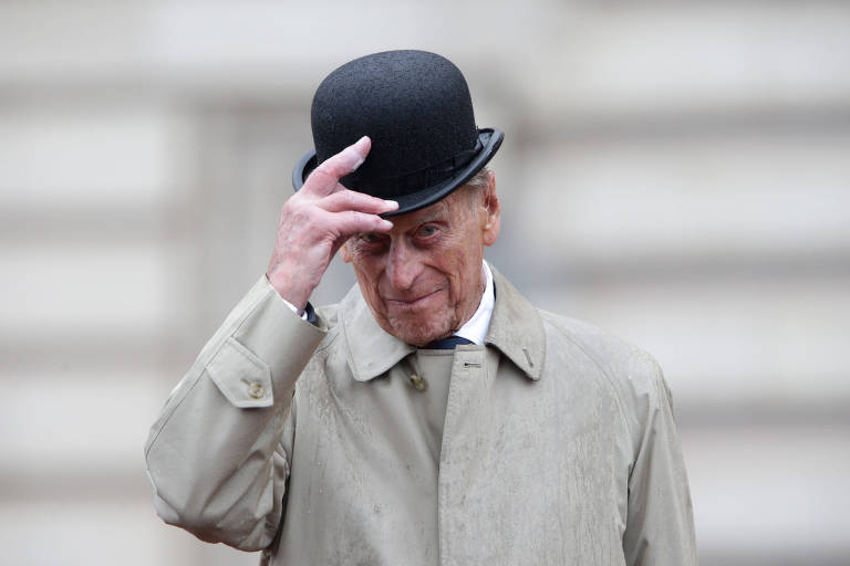 O príncipe Philip participa de evento dos fuzileiros navais em agosto do ano passado, em Londres
