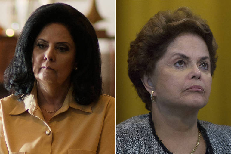 Presidente Janete Ruscov Atriz: Sura Berditchevsky > Inspirada na ex-presidente Dilma Rousseff > Em campanha pela reeleição, a presidente acompanha com preocupação o avanço da Lava Jato