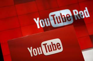 YouTube unveils their new paid subscription service at the YouTube Space LA in Playa Del Rey, Los Angeles
