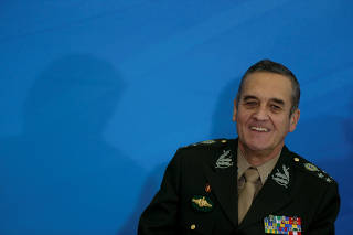 FILE PHOTO: Brazil's Army General Eduardo Villas Boas attends a promotion ceremony for generals of the armed forces, at the Planalto Palace in Brasilia
