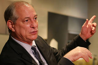Presidential pre-candidate Ciro Gomes attends an interview with Reuters in Rio de Janeiro