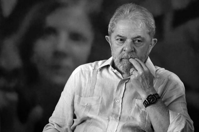O ex-presidente Luiz Inácio Lula da Silva na CUT (Central Única dos Trabalhadores), em São Paulo, em janeiro deste ano