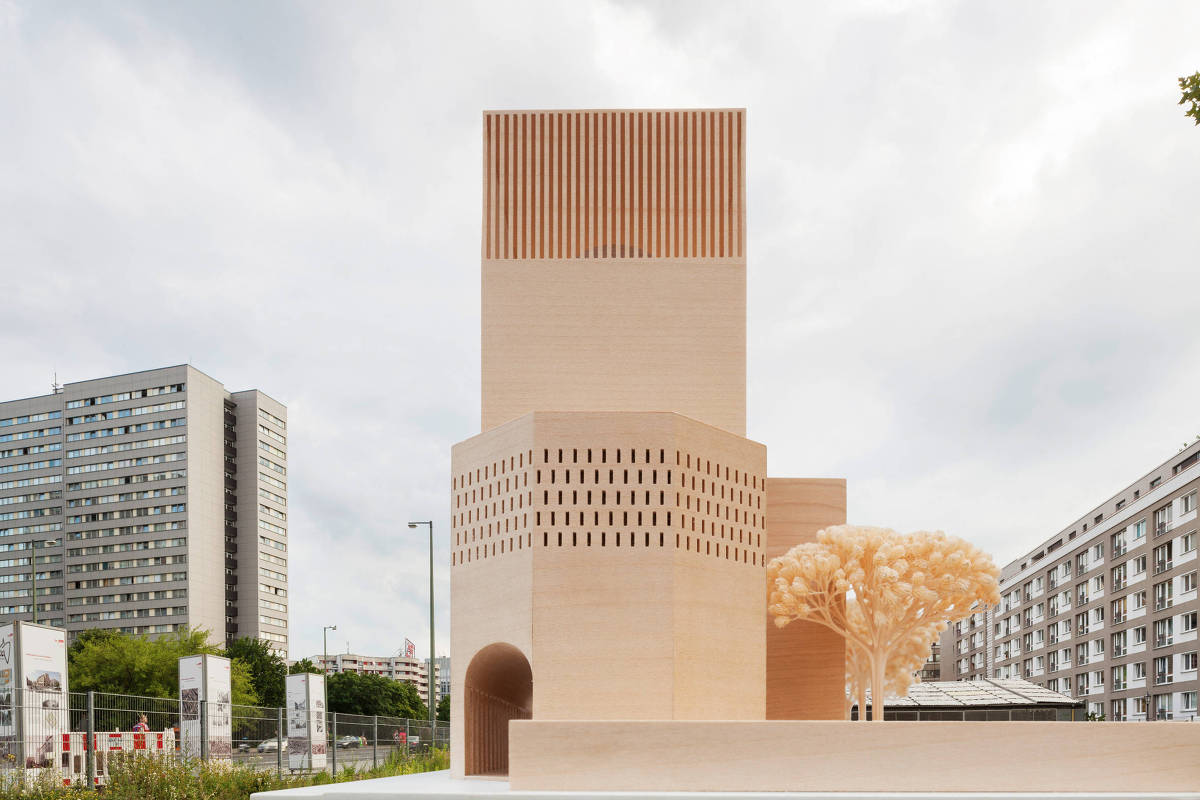 construção de sinagoga ou templo judaico com local de culto