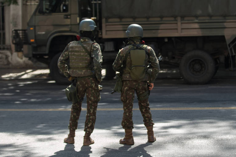 Exército em operação no Rio de Janeiro, em 2018