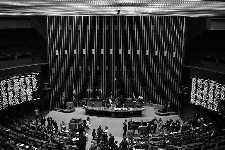Sessão na Câmara dos Deputados, em outubro de 2017