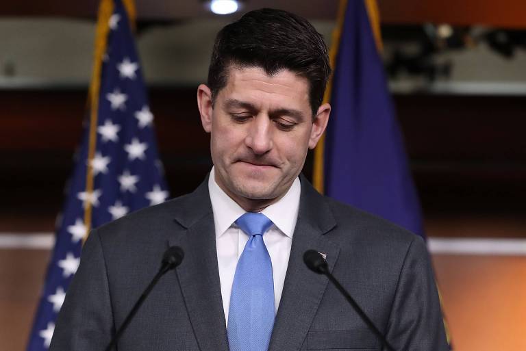 O presidente da Câmara dos Representantes dos EUA, Paul Ryan, anuncia sua aposentadoria 