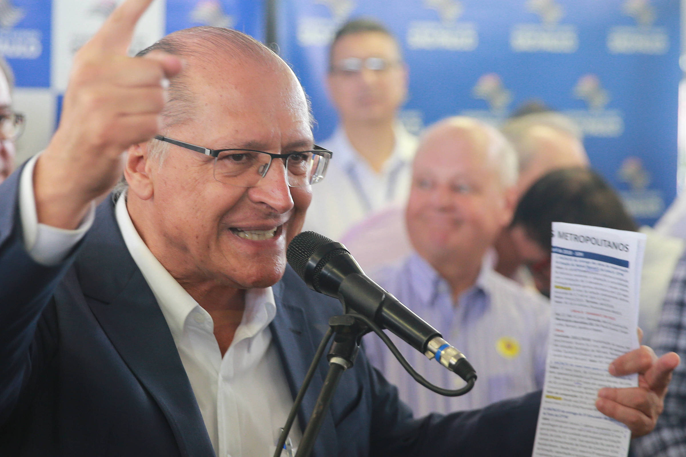 Alckmin compara evolução de propostas do governo com Goku e