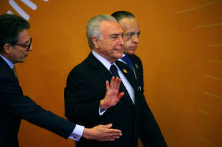 Brazil's President Michel Temer attends the VIII Summit of the Americas in Lima