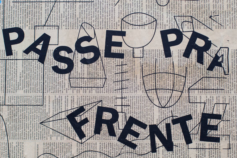 O modo paulistano de se expressar em português escrito nas ruas, em placas, anúncios, muros e grafites 