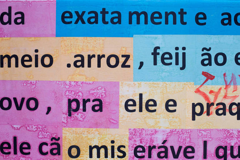 O modo paulistano de se expressar em português escrito nas ruas, em placas, anúncios, muros e grafites 