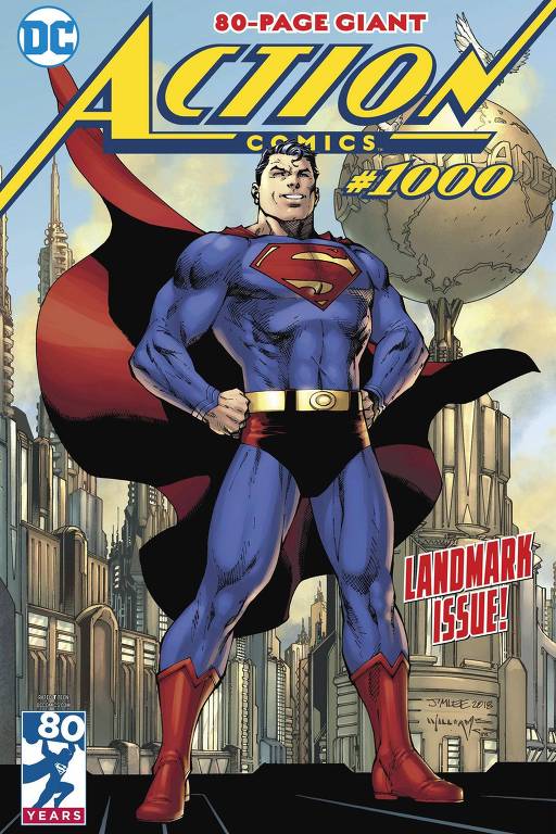 Capa da edição 1.000 da revista do Superman 