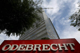 The headquarters of Odebrecht SA is pictured in Sao Paulo