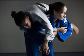 A judoca Maria Portela