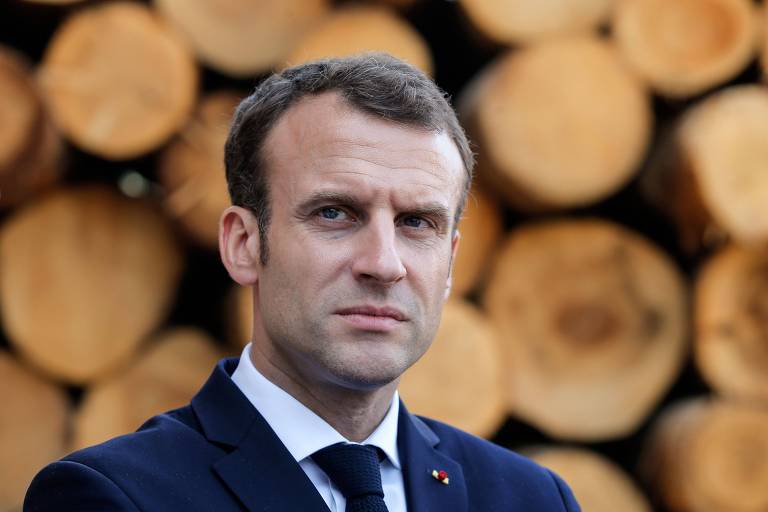 O presidente francês Emmanuel Macron
