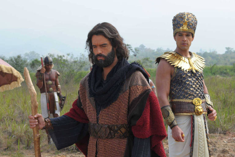 Guilherme Winter como Moisés e Sérgio Marone como Ramsés. Winter vai interpretar Judas