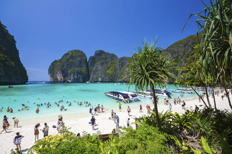 Tailândia mantém proibição de turistas em cenário do filme 'A Praia'