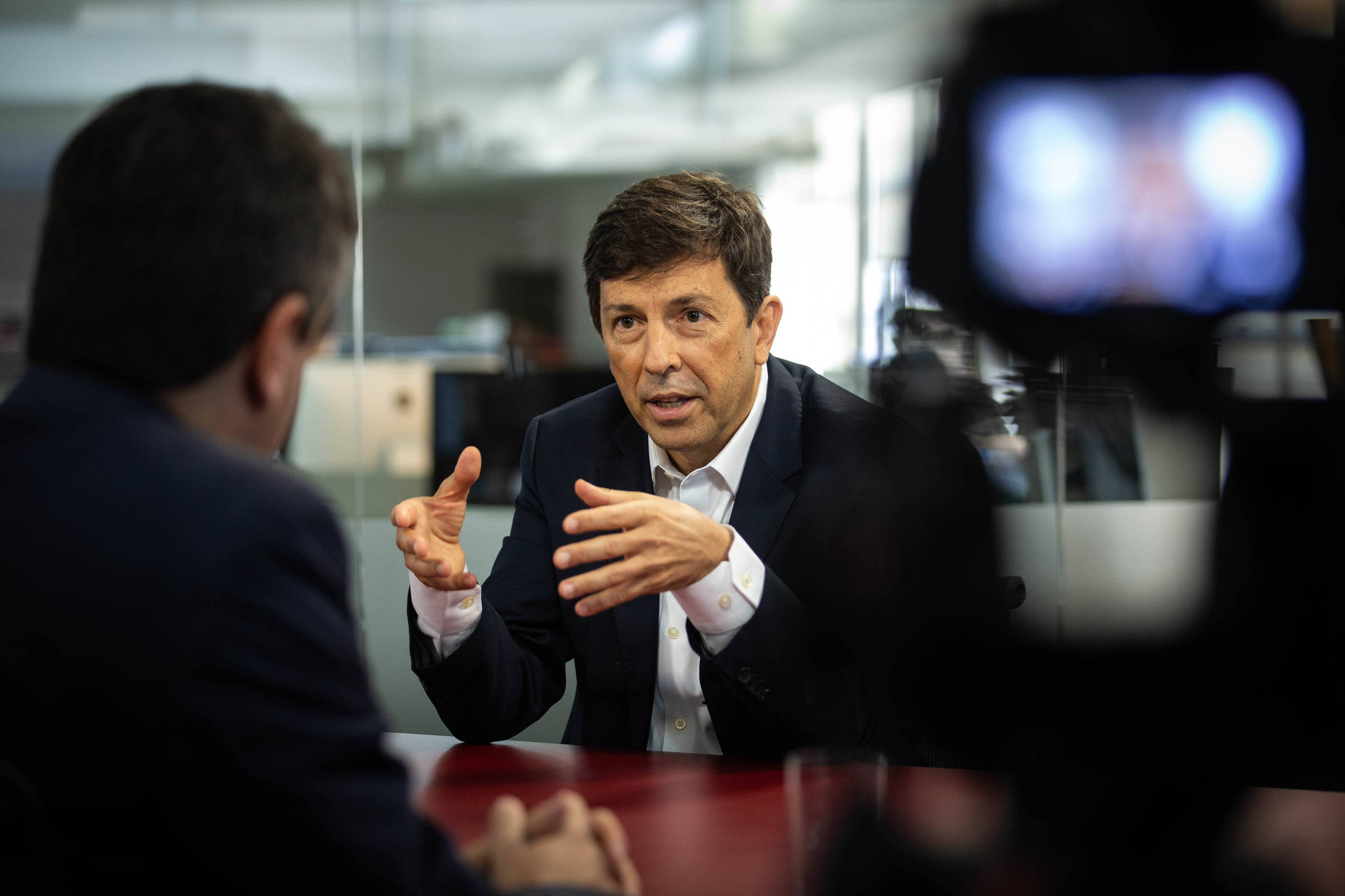 João Amoedo, pré-candidato do Novo à Presidência, em entrevista à TV Folha