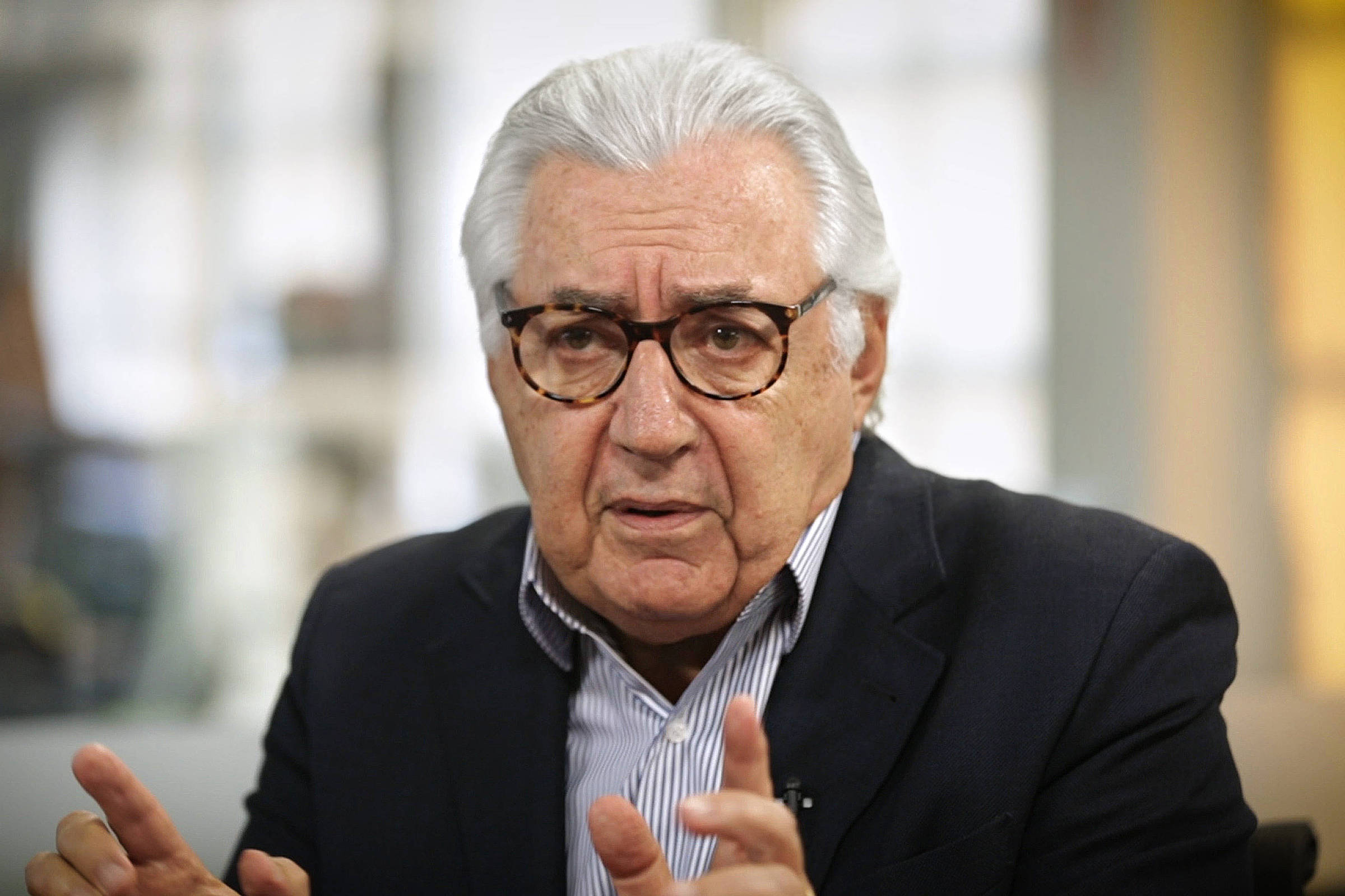 Guilherme Afif Domingos, 74, pré-candidato à Presidência pelo PSD, durante entrevista na Redação da Folha