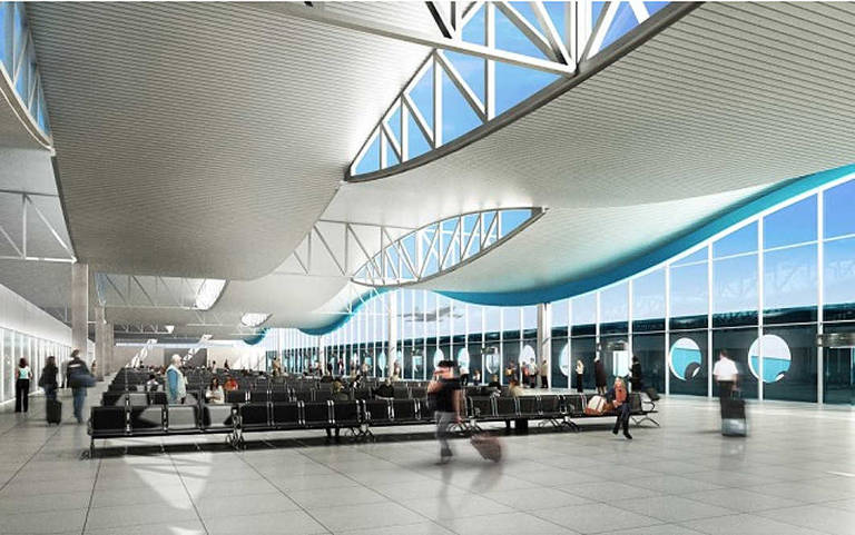 Aeroporto internacional Governador Aluízio Alves, em Natal (RN)