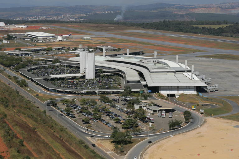 Aeroporto internacional Tancredo Neves, em Confins, na região metropolitana de Belo Horizonte (MG)