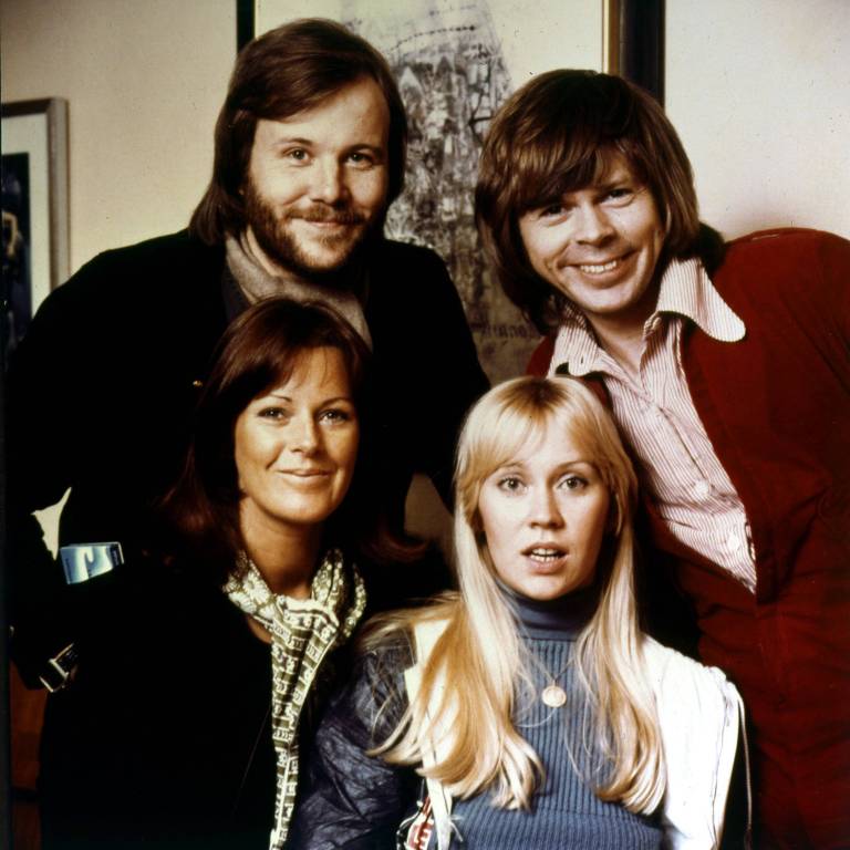 Bjorn Ulvaeus, Benny Andersson, Agnetha Faltskog e Anni-Frid Lyngstad em imagem de arquivo do Abba de 1974
