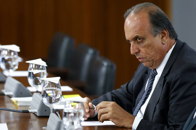 O governador do Rio, Luiz Fernando Pezão