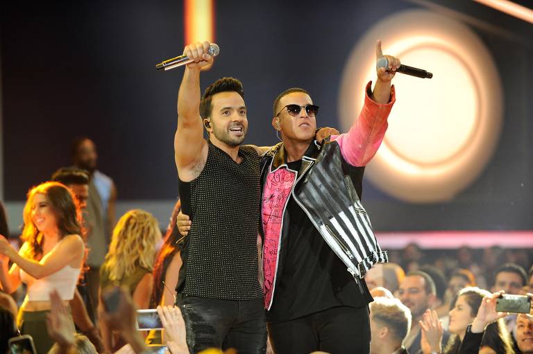 Luis Fonsi e Daddy Yankee fizeram sucesso com 'Despacito'
